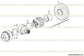 Front axle A515C