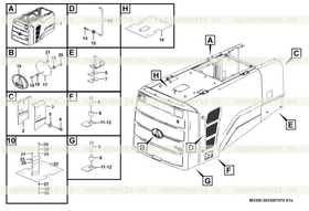 Lock nut GB889.1-M10EpZn-8