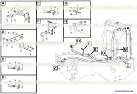 Hydraulic oil pipe