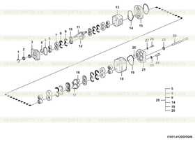 Drive shaft HGP2080/a2B 21131011010