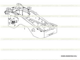 Rear frame