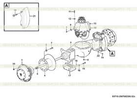 Axle casing