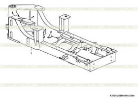 Rear frame