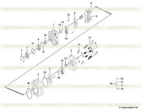 Drive shaft gear