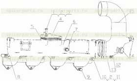 AIR INTAKE CONNECTING PIPE D7019-1008102A