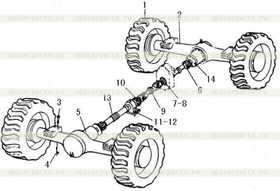 A506 REAR AXLE ASS’Y