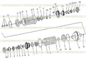 Диск фрикционный 41121878/ZL3E.5.1.1-1A