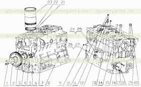 REAR MAIN OIL GALLERY PLUG 6105Q-1002069