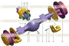 FRONT AXLE WELD ZL15G.2.3A