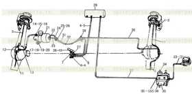 OIL TUBE TO REAR AXLE