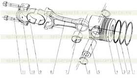 CONNECTING ROD BEARING SHELL 530-1004019