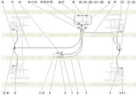 OIL TUBE OF AXLE