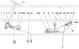 FEED BACK OIL PIPE OF PRIORITY VALVE