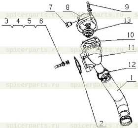 STUD M8X25 Q1200825