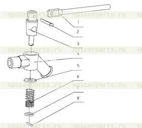 DRAIN VALVE CORE 6105Q-1305014A