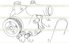 WATER PUMP PLATE GASKET D30-1307026A