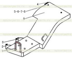 LEFT SUPPORT FRAME