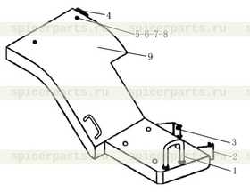 RIGHT SUPPORT FRAME