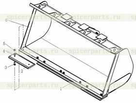 Болт с гайкой длинный М16x7