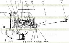 Hose assembly JB8406-B16*2300