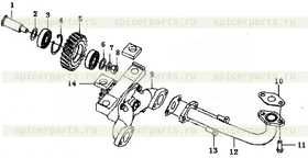 Oil pump washer 6105Q-1011015А-О.1