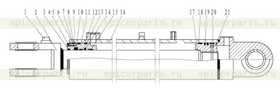 PISTON HSGF-160/90X812.5-5