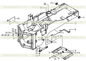 OIL TUBE OF OSCILLATING FRAME