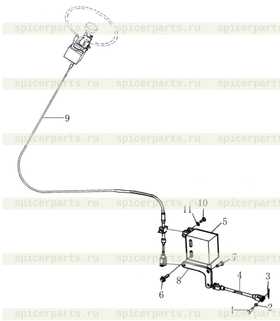 TRANSMISSION CABLE SHAFT LG06-BSCZ-936