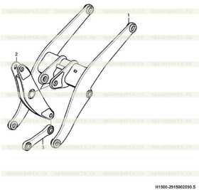 Коромысло рабочего оборудования 2915431
