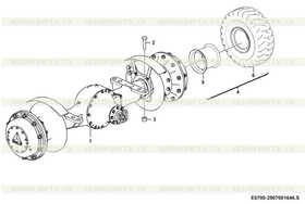 Axle A507