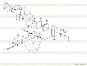 Connecting lever JF-B-ZL4050-G-08