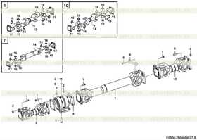 Flange yoke 2201D-023D