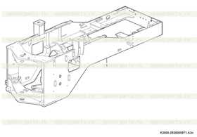 Rear frame