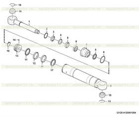 Cylinder tube HSGL-80/45*327-3