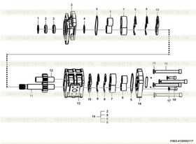 Шайба крышки сочленения  41526 (ОРИГИНАЛ)