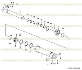 Cylinder tube HSGF-140/80*502PA-1