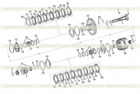 IN. FRICTIONAL DISC 4642 308 331 S=2.5