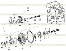 SEALING RING FOR SHAFT 0750 111 231 75*100*10