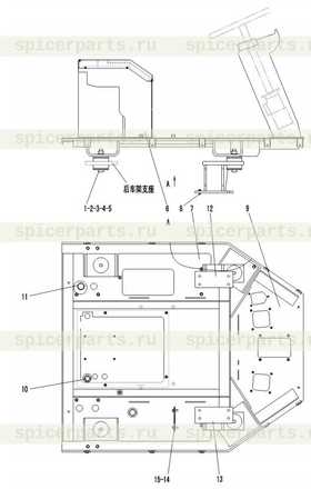 LEFT FRONT FULCRUM BEARING