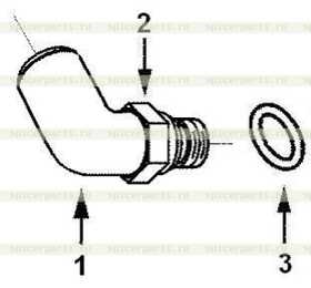 ELBOW,MALE ADAPTER 11N-09074