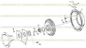 CASING FLANGE 4166 330 834 H