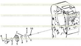 IDLE WHEEL SHAFT YD13 308 003