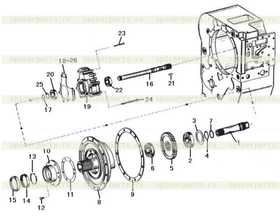 STAND-BY DRIVE SHAFT YD13 302 003