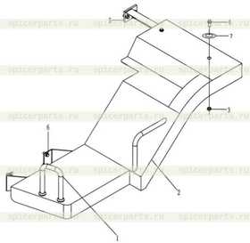 LEFT SUPPORT FRAME