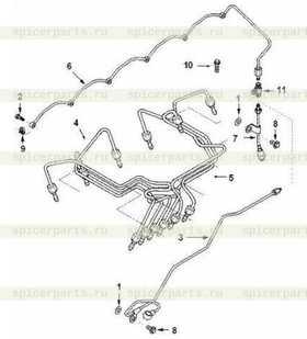 TUBE,INJECTOR FUEL SUPPL A3913884