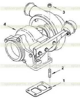 GASKET,TURBOCHARGER A3901356