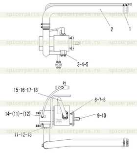 INLET TUBE OF TWO-WAY FLOW PUMP