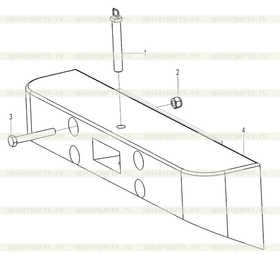 Towing pin