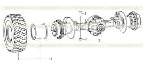 Front axle  01Y0159