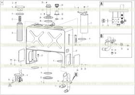 Hydraulic tank body